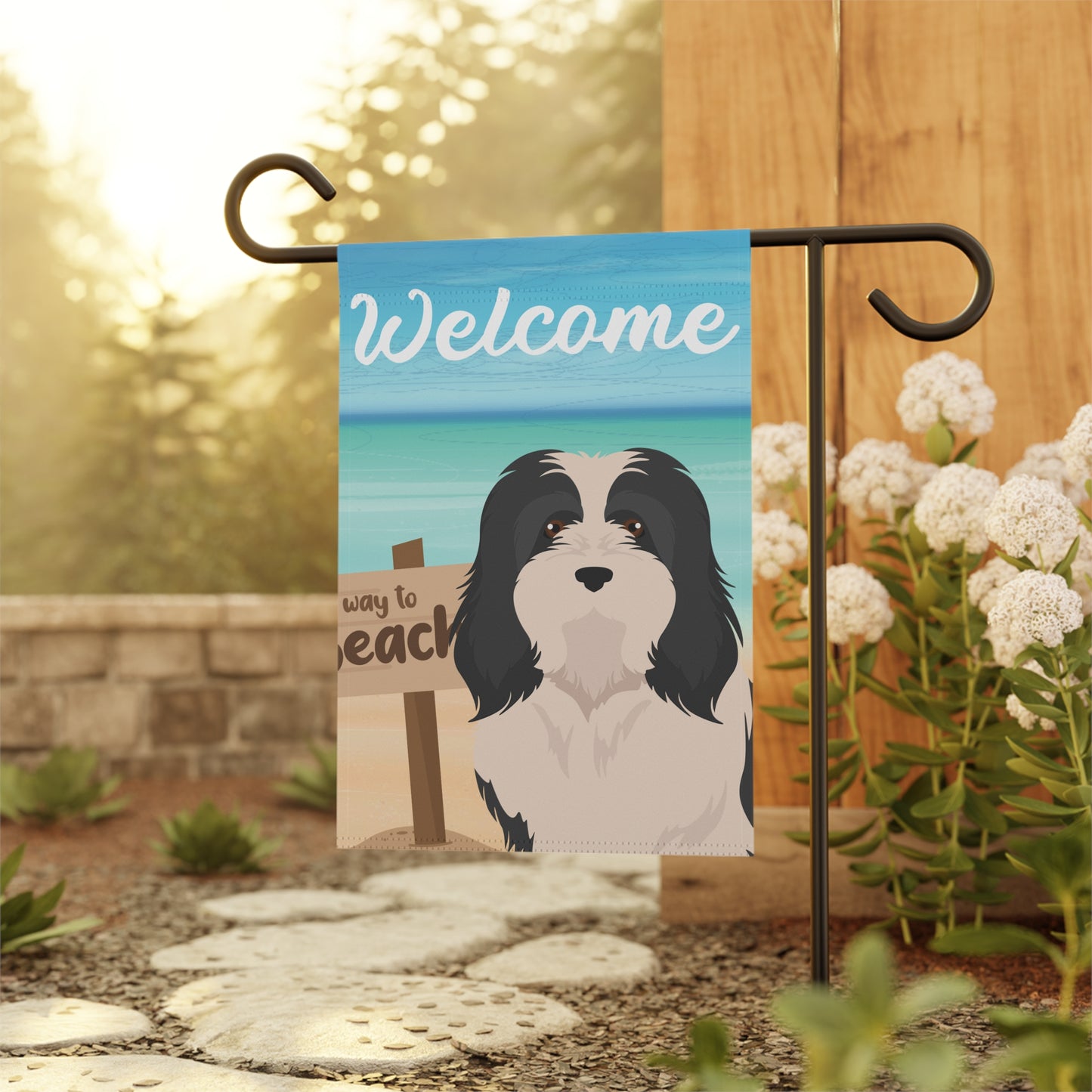 Havanese Dog Garden Flag