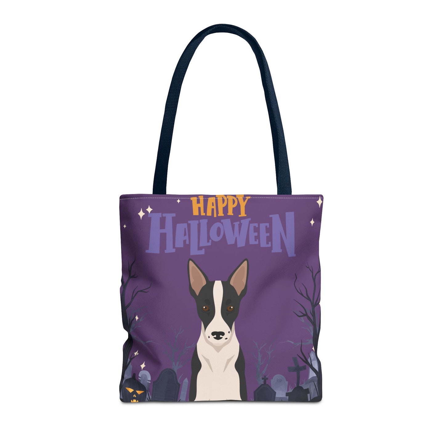 Border Collie Dog Happy Halloween Tote Bag 16x16