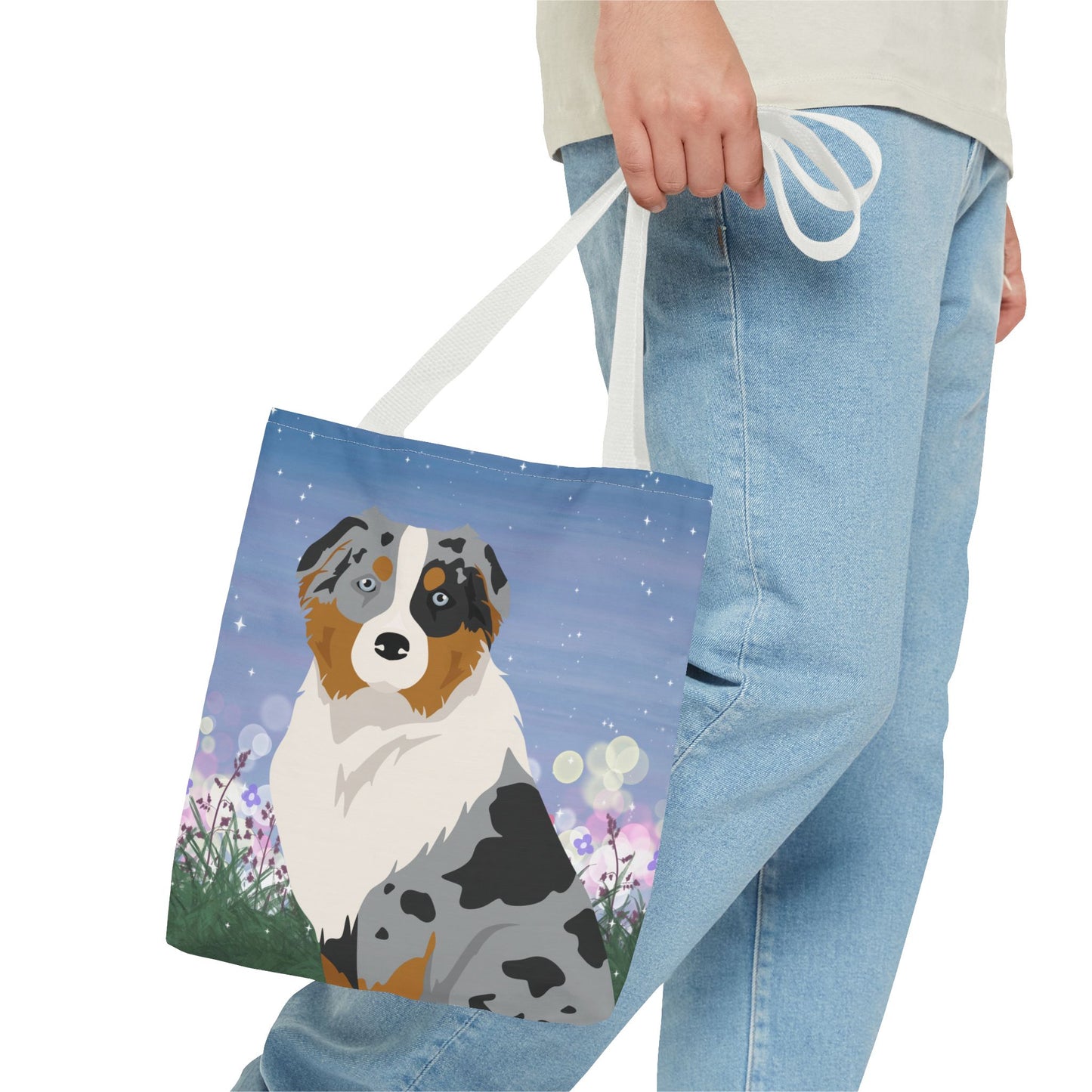 Australian Shepherd Dog Tote Bag 13x13