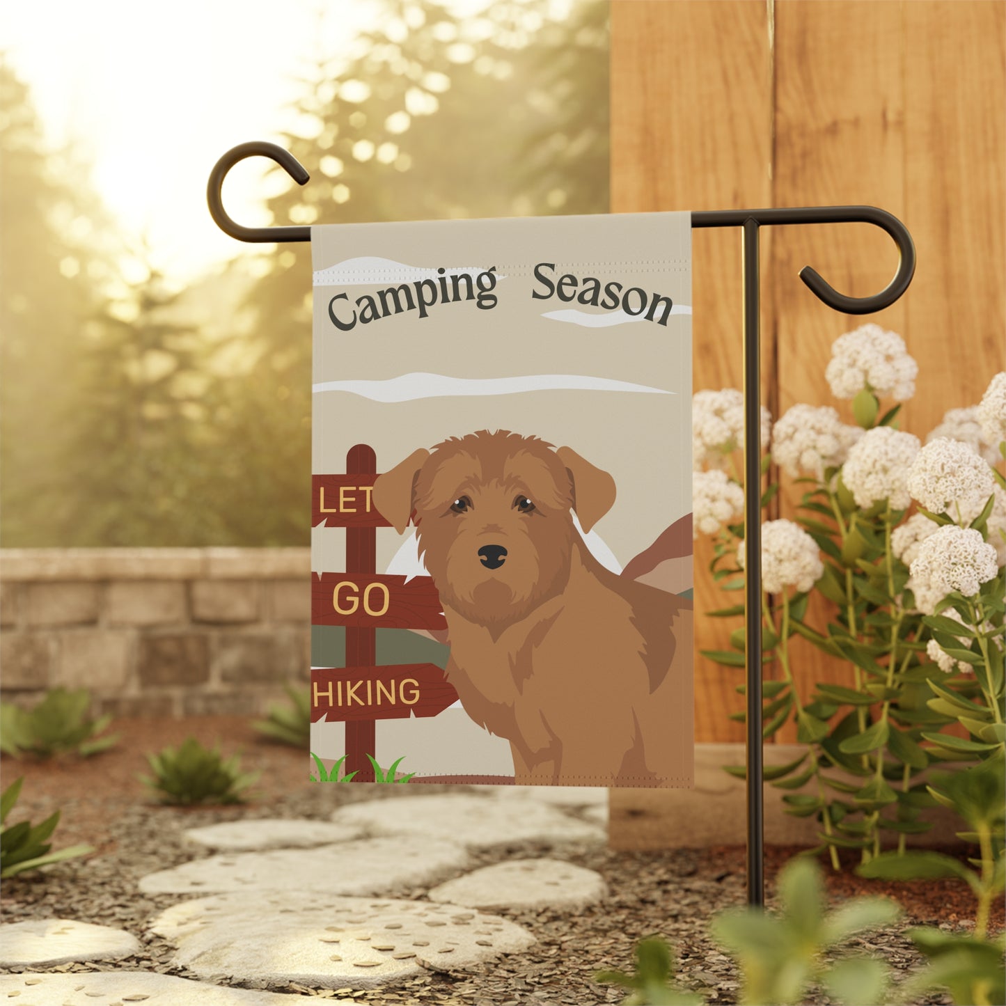 Glen Of Imaal Terrier Dog Camping Garden Flag