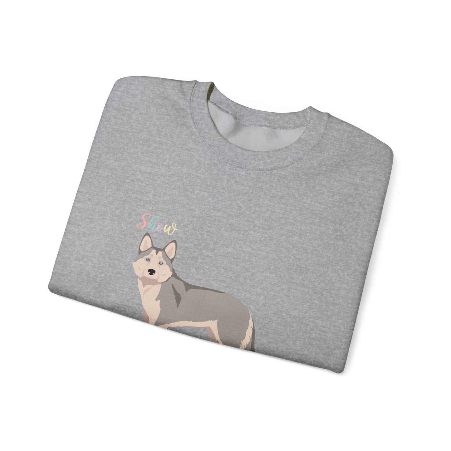 Alaskan Husky Dog Unisex Heavy Blend Crewneck Sweatshirt