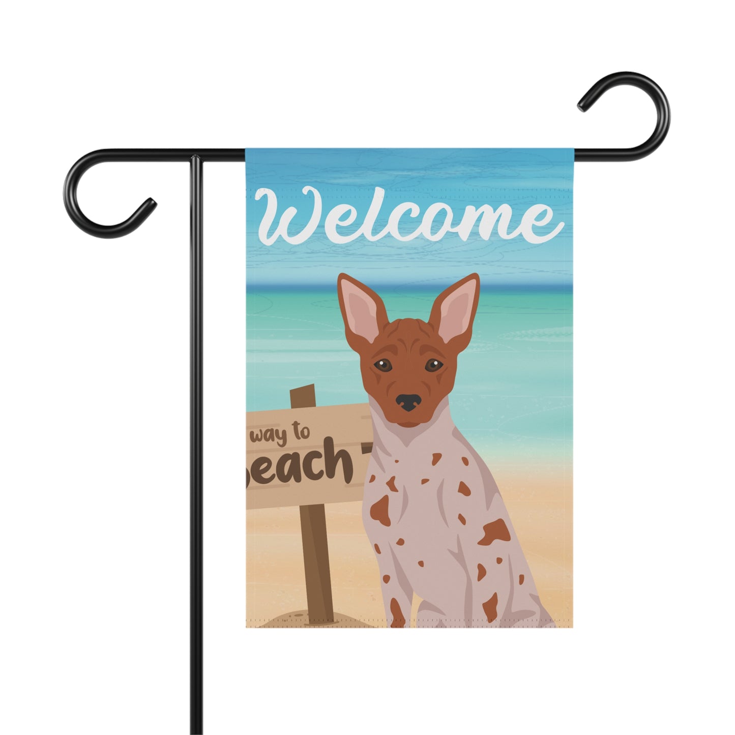American Hairless Terrier Dog Garden Flag