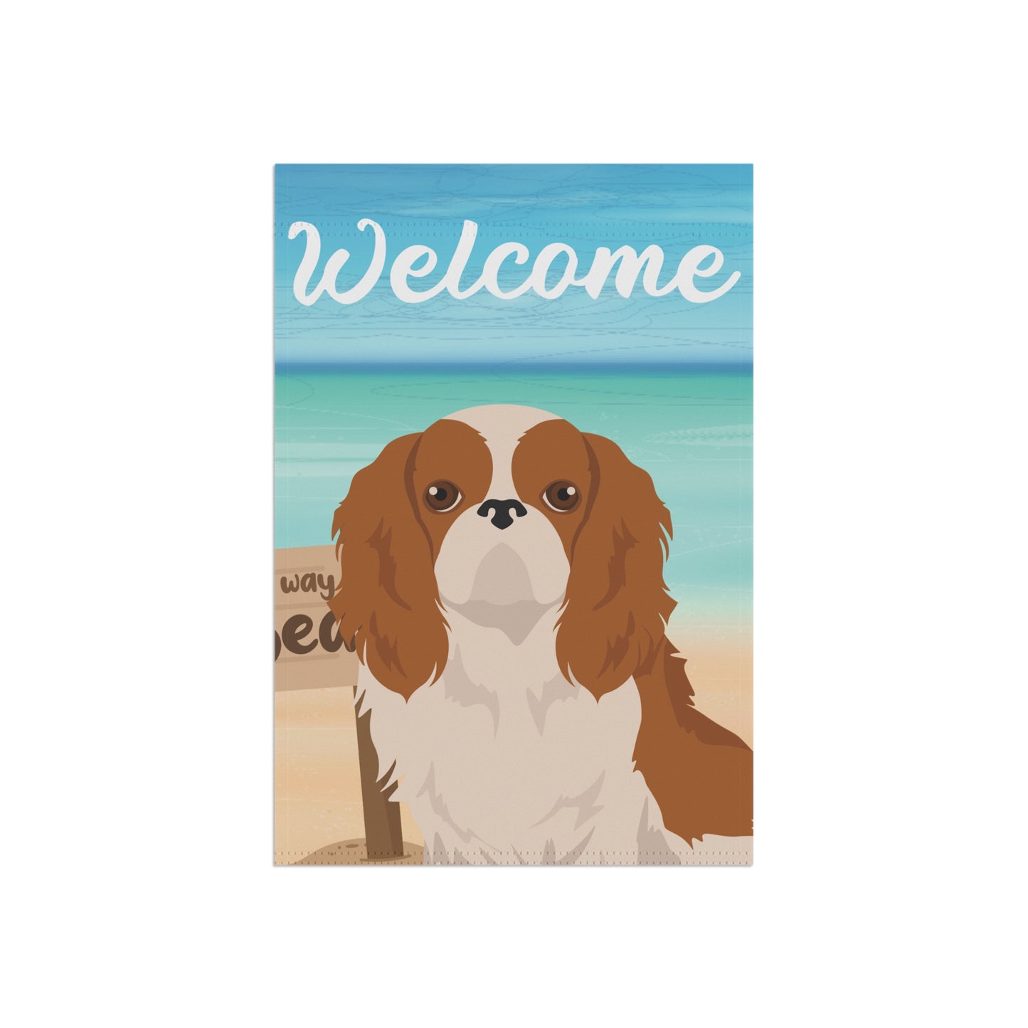 English Toy Dog Garden Flag