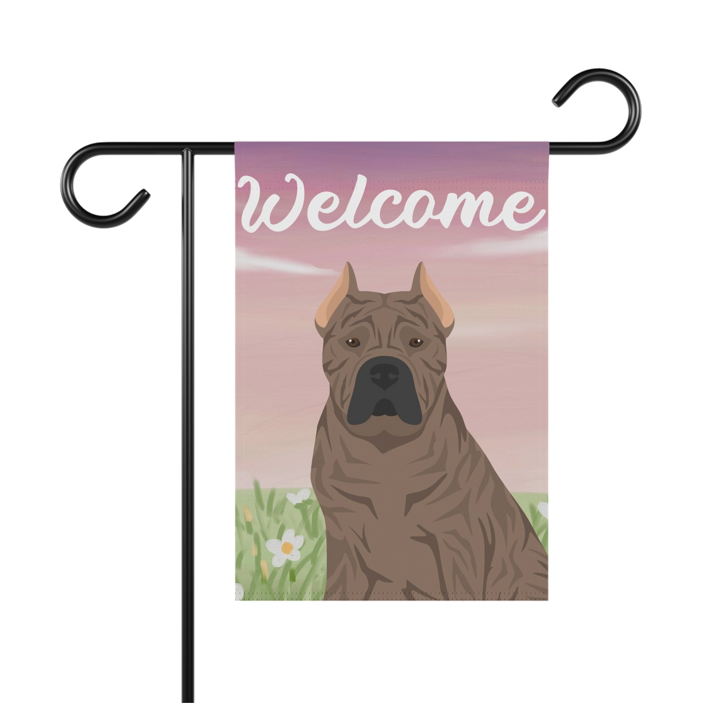 Presa Canario Dog Welcome Garden Flag