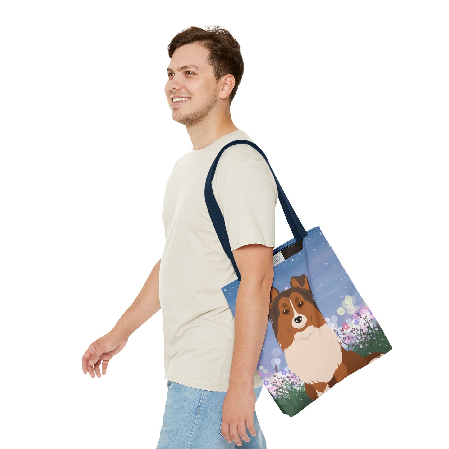Shetland Sheepdog Dog Tote Bag 16x16