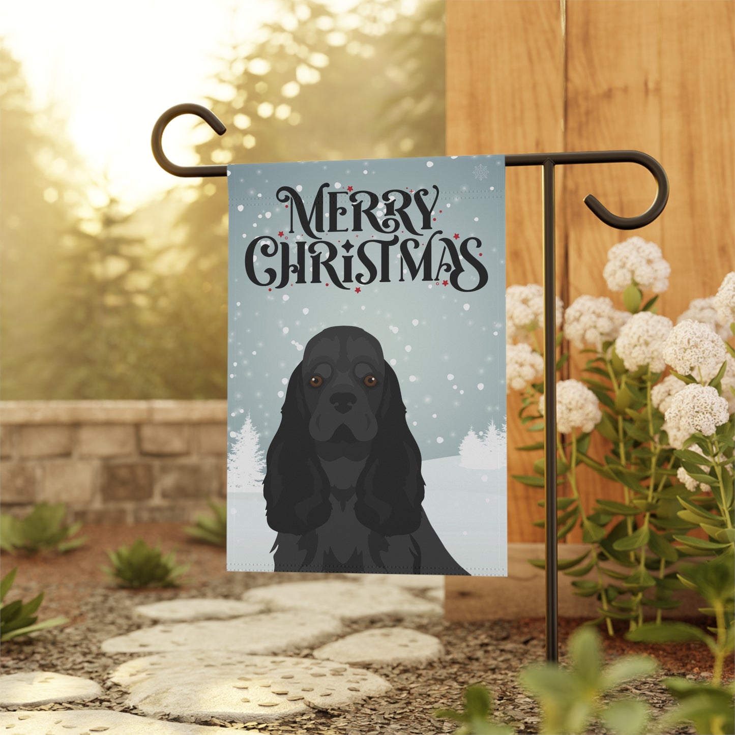 American Cocker Spaniel Dog Garden Flag