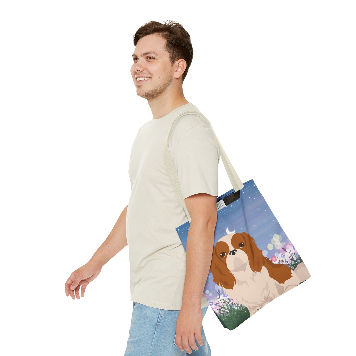 English Toy Spaniel Dog Tote Bag 16x16