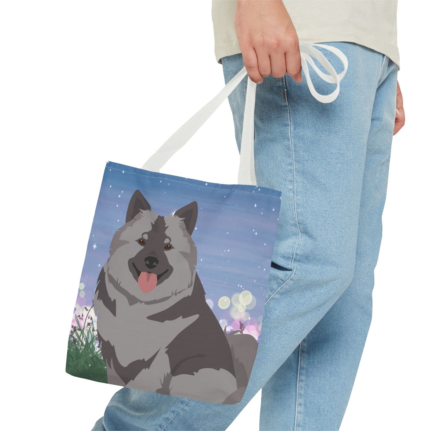 keeshond Dog Tote Bag 13x13
