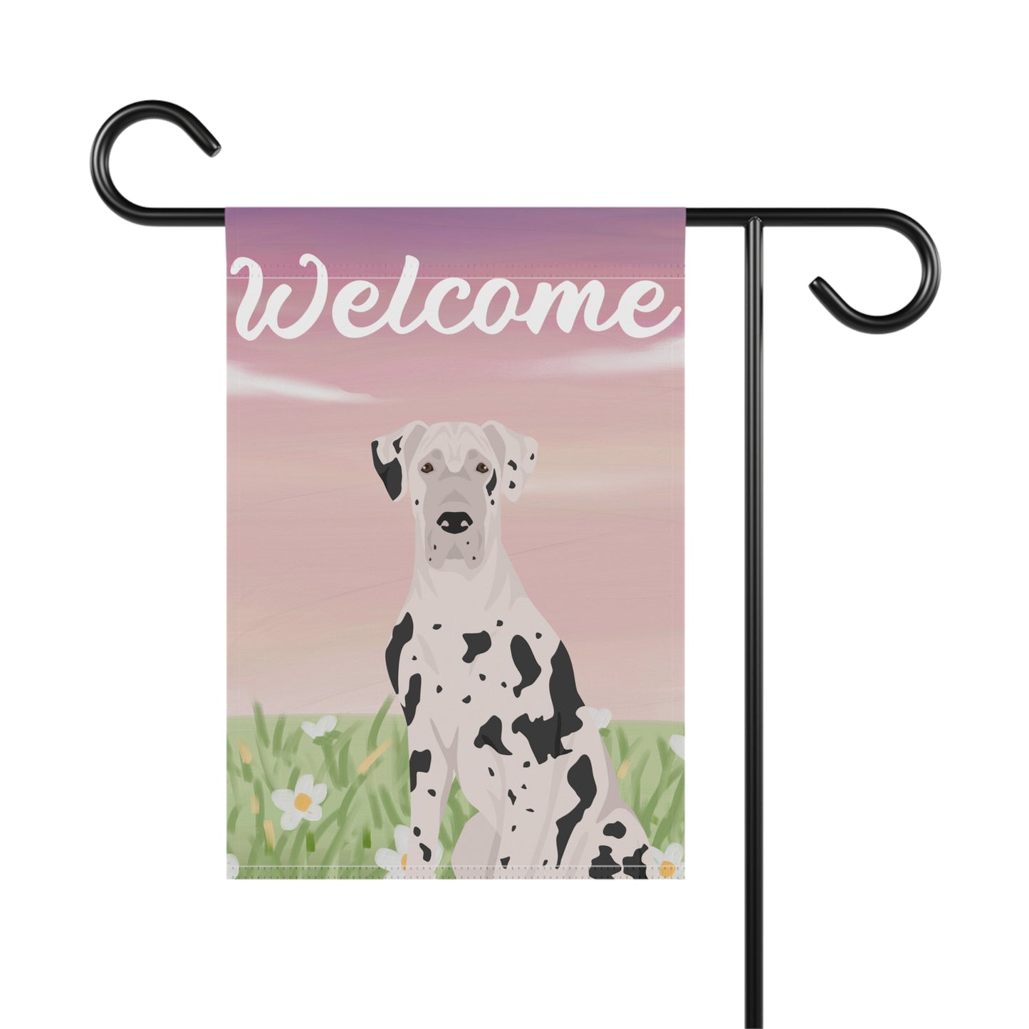 Great Dane Dog Welcome Garden Flag
