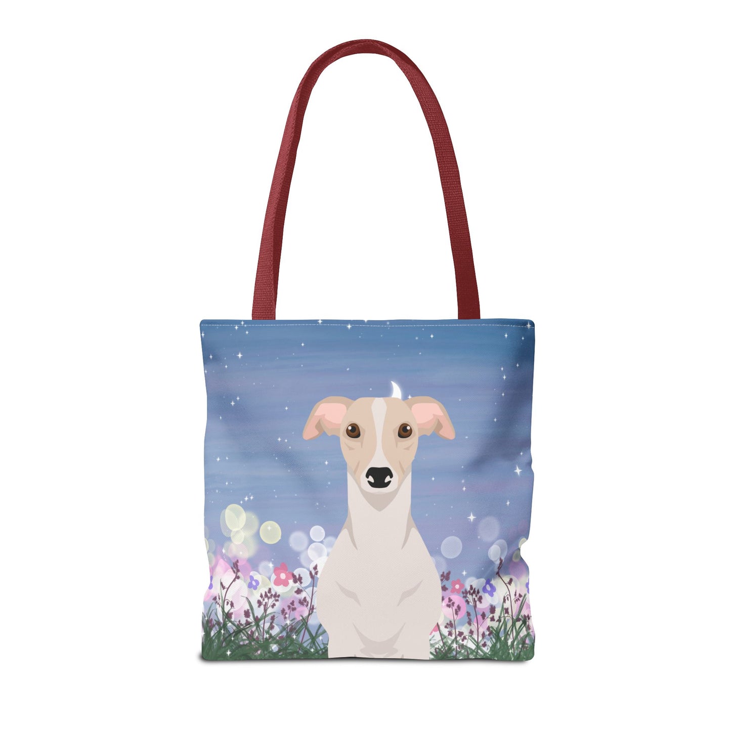 Whippet Dog Tote Bag 16x16