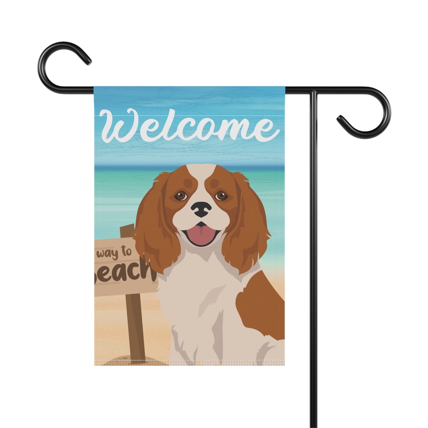 Cavalier King Charles Spaniel Dog Garden Flag