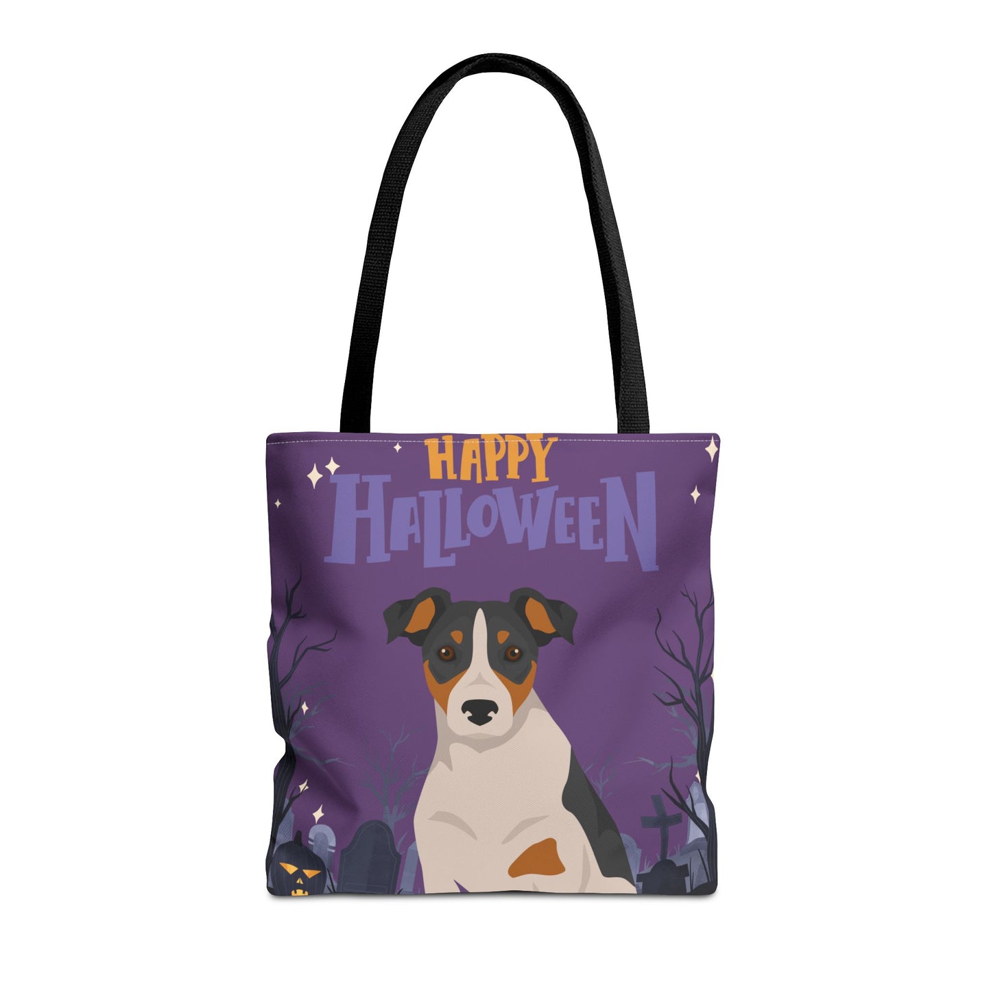 Parson Russell Terrier Dog Happy Halloween Tote Bag 16x16