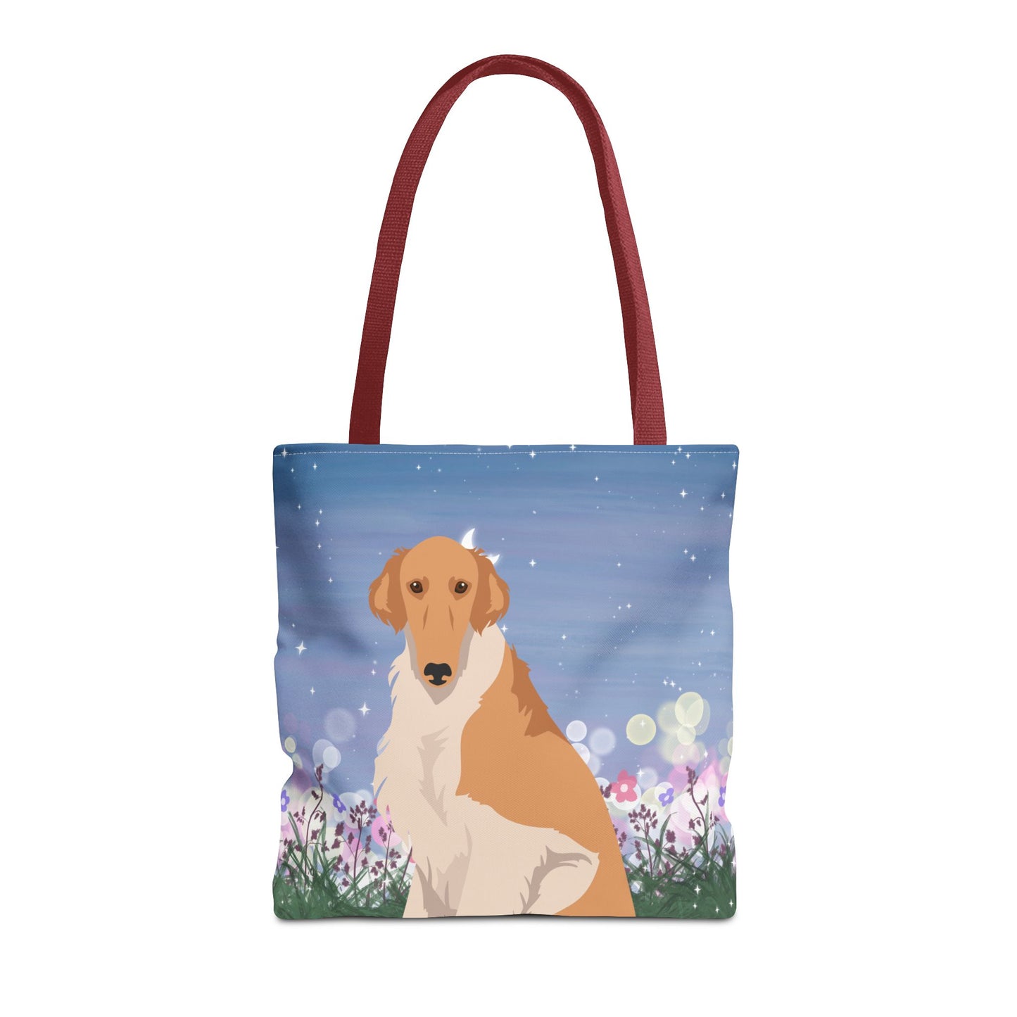 Borzoi Dog Tote Bag 16x16