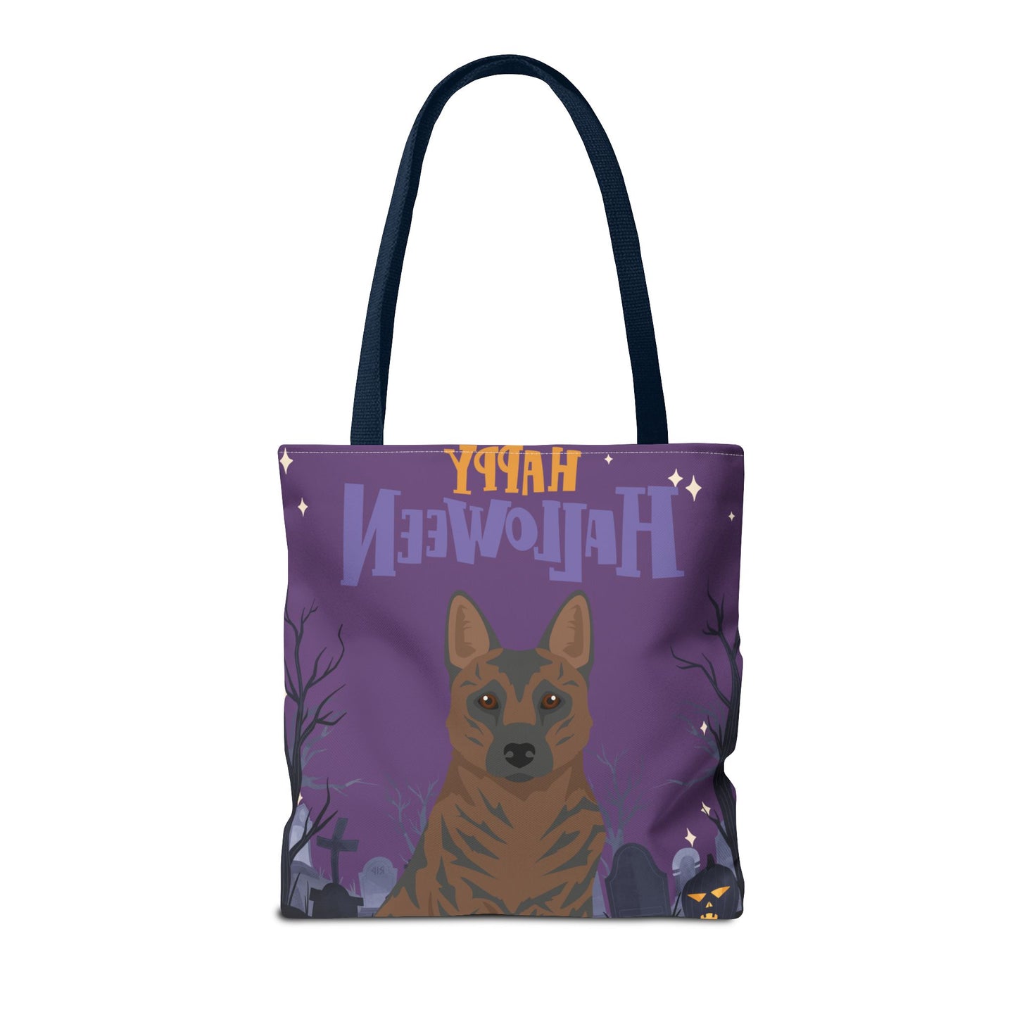 Kai Ken Dog Happy Halloween Tote Bag 16x16