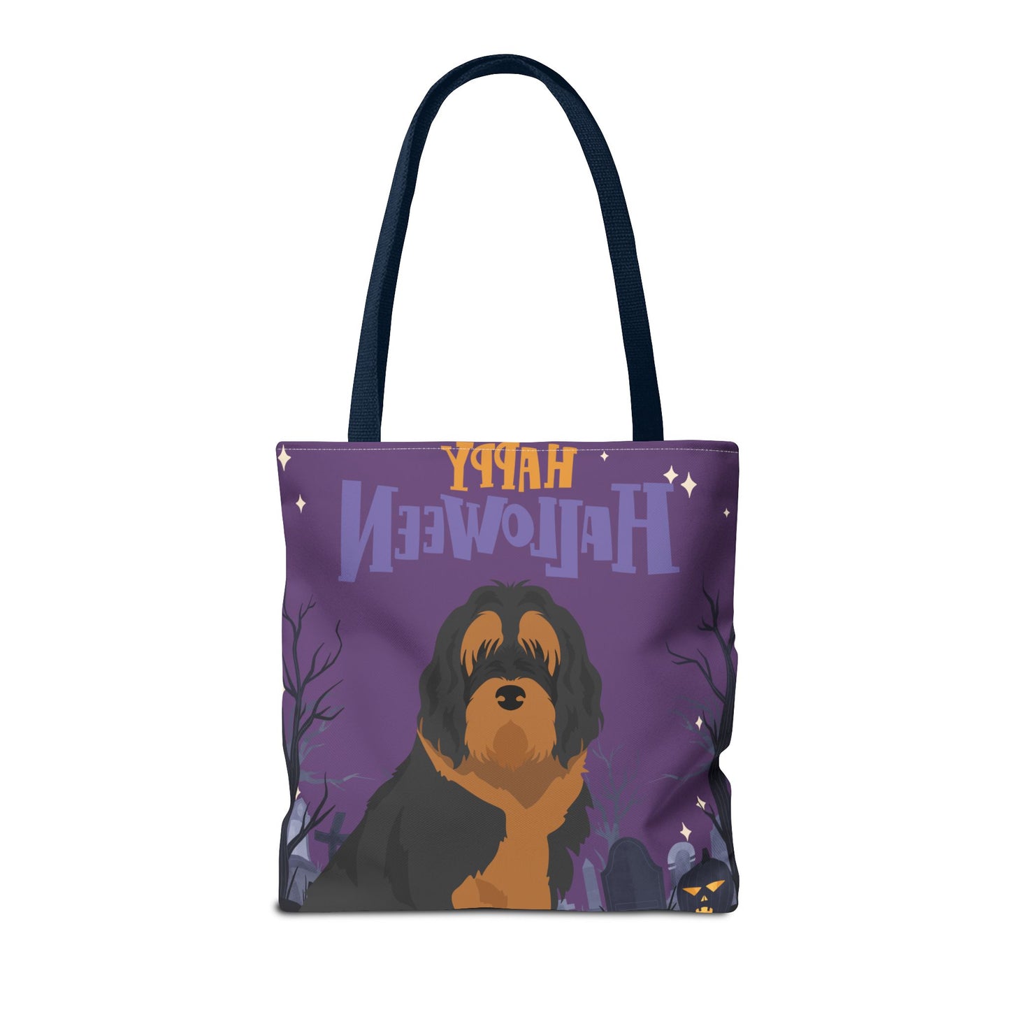 Otterhound Dog Happy Halloween Tote Bag 16x16