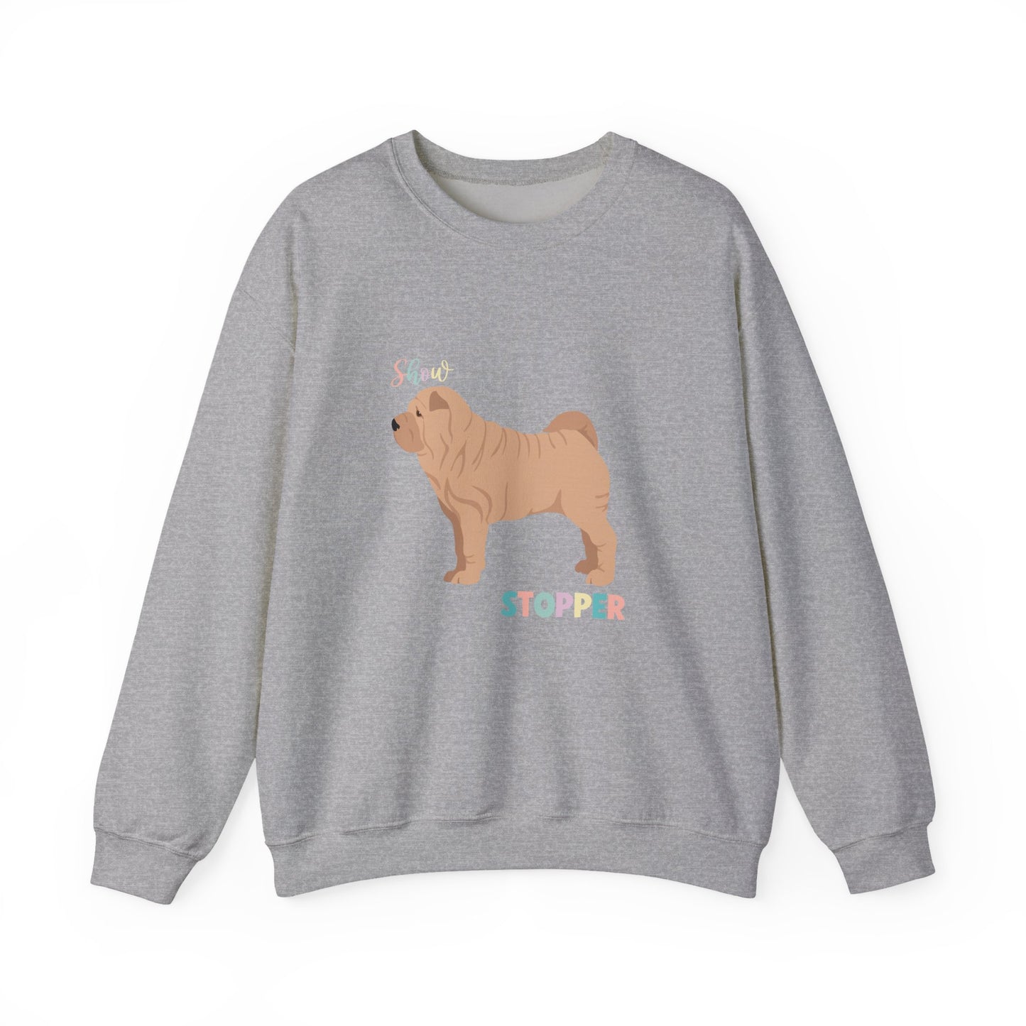 Shar Pei Dog Unisex Heavy Blend Crewneck Sweatshirt