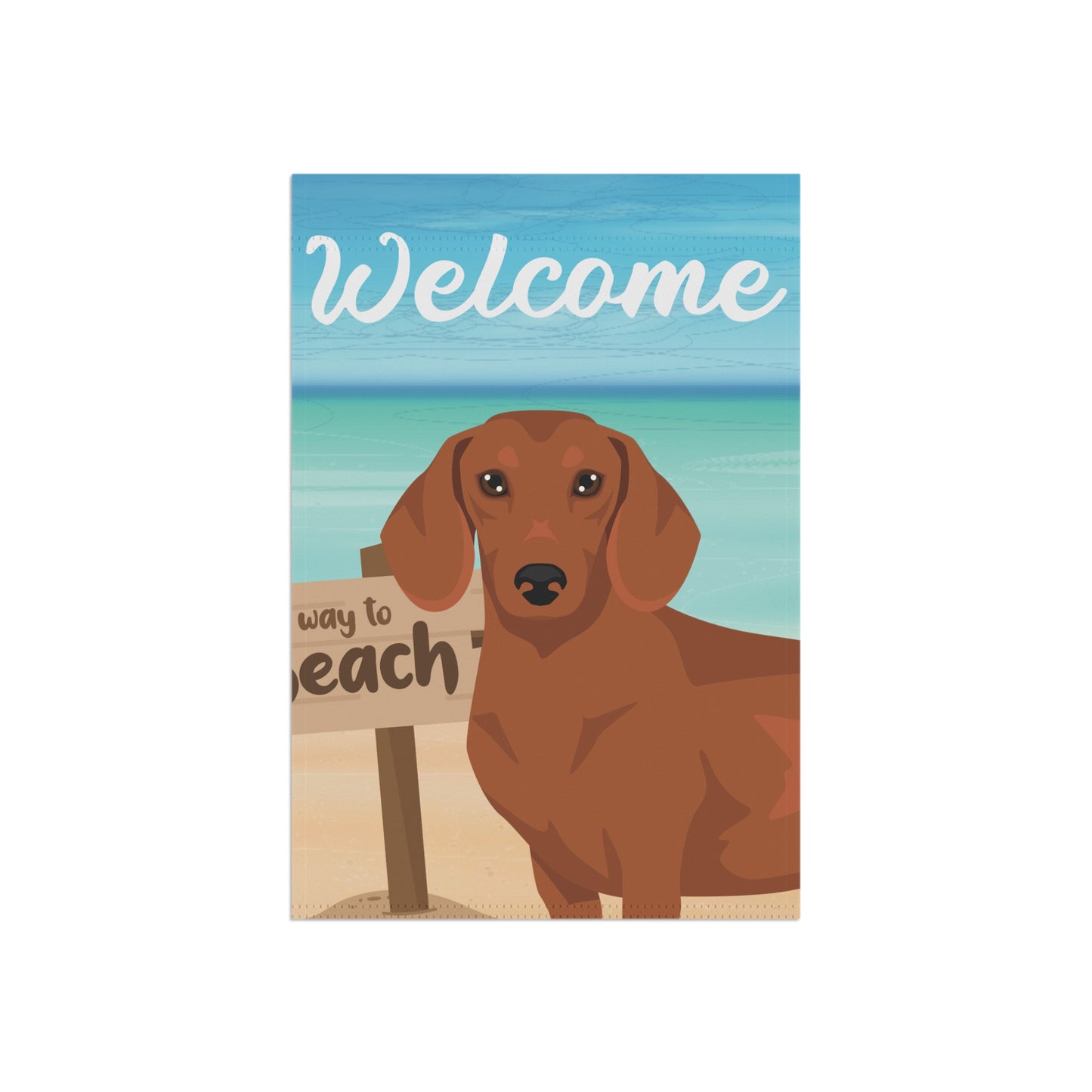 Dachshund Dog Garden Flag