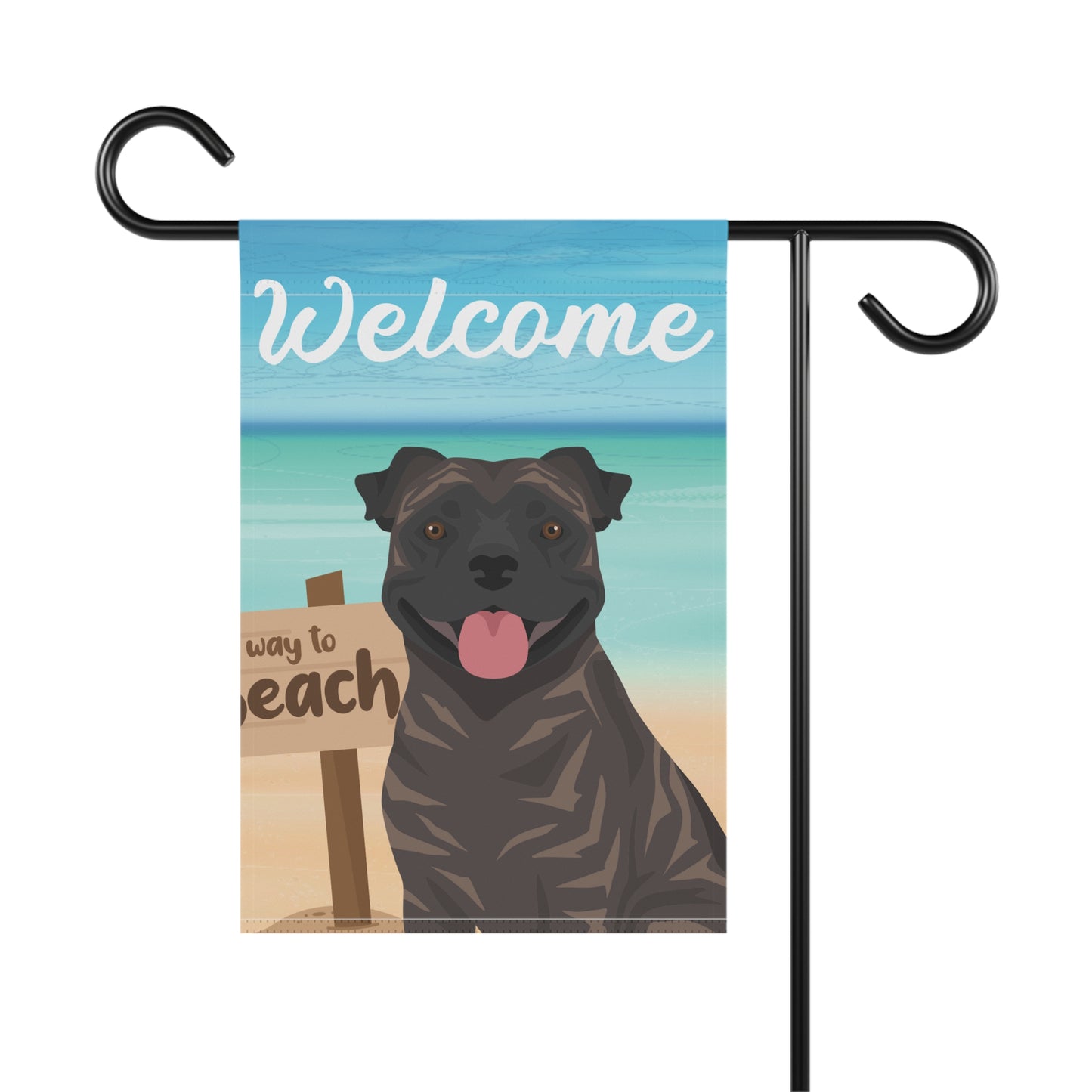 Staffordshire Bull Terrier Dog Garden Flag