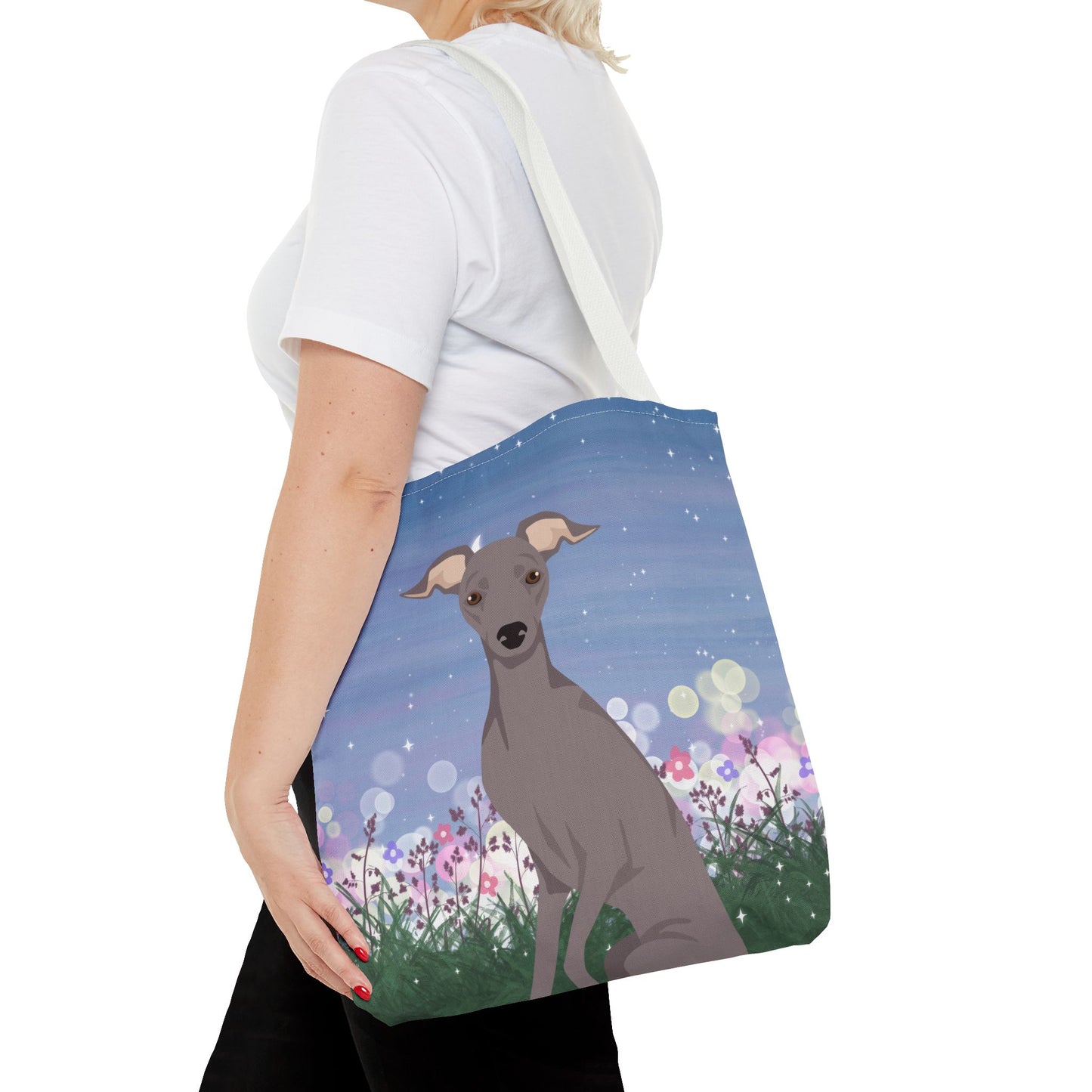 Italian Greyhound Dog Tote Bag 16x16