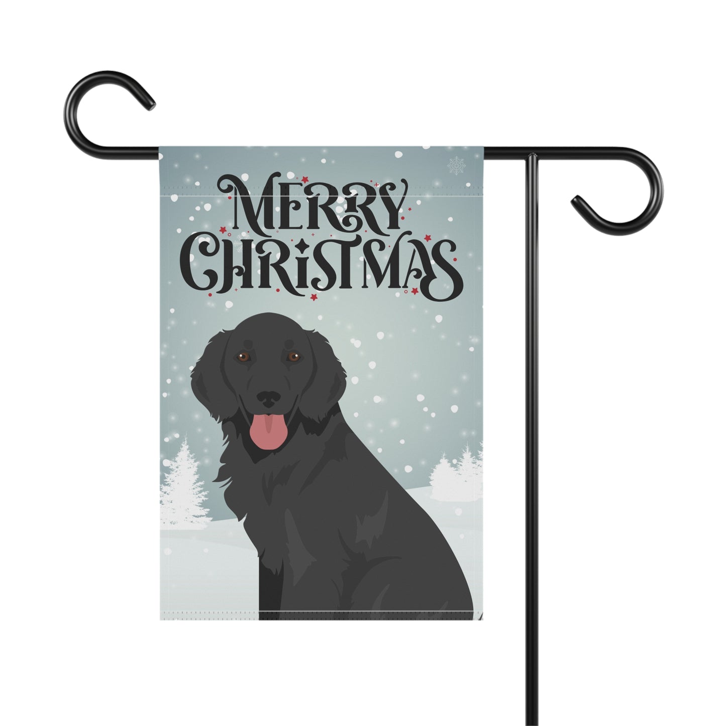 Flat Coated Retriever Dog Garden Flag