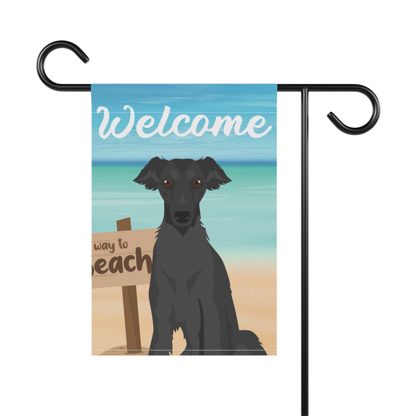Silken Windhound Dog Garden Flag