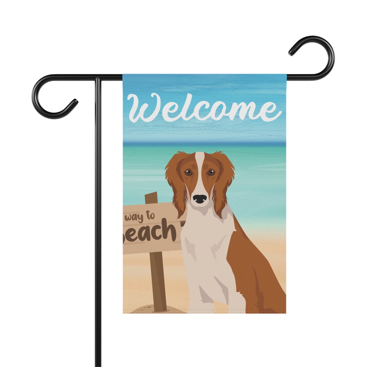 Saluki Dog Garden Flag