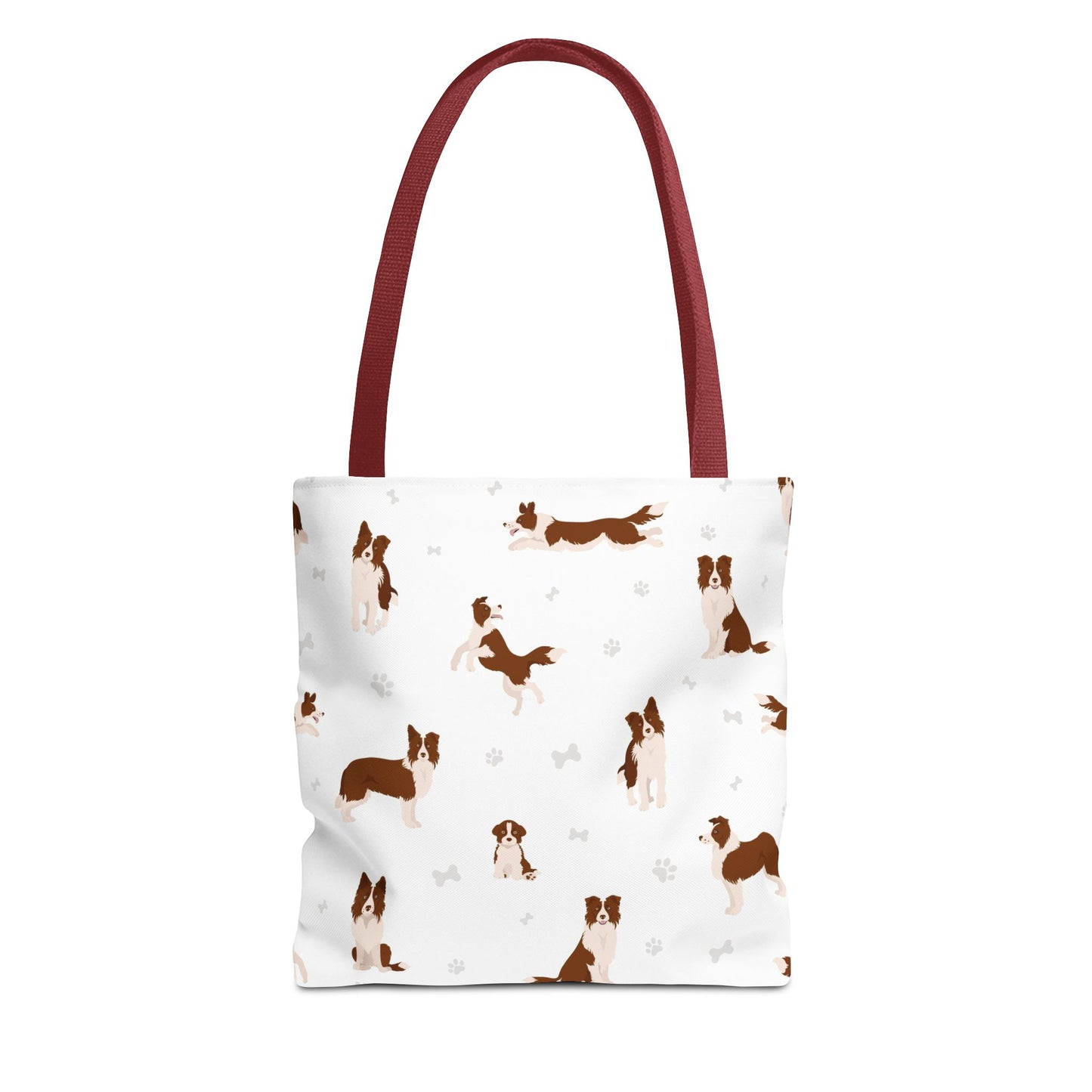 Border Collie Dog Tote Bag, Akita Dog Mom Gift