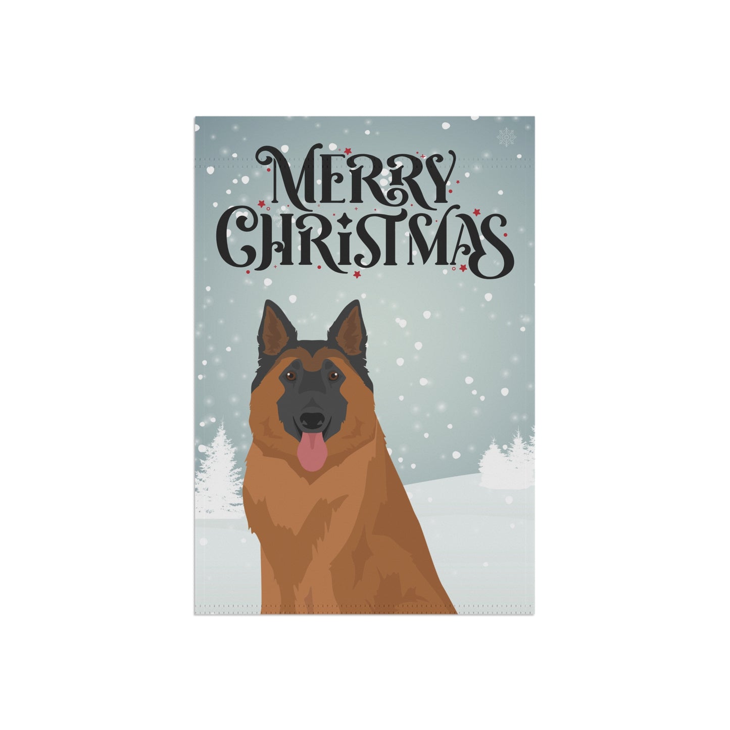 Tervuren Dog Garden Flag