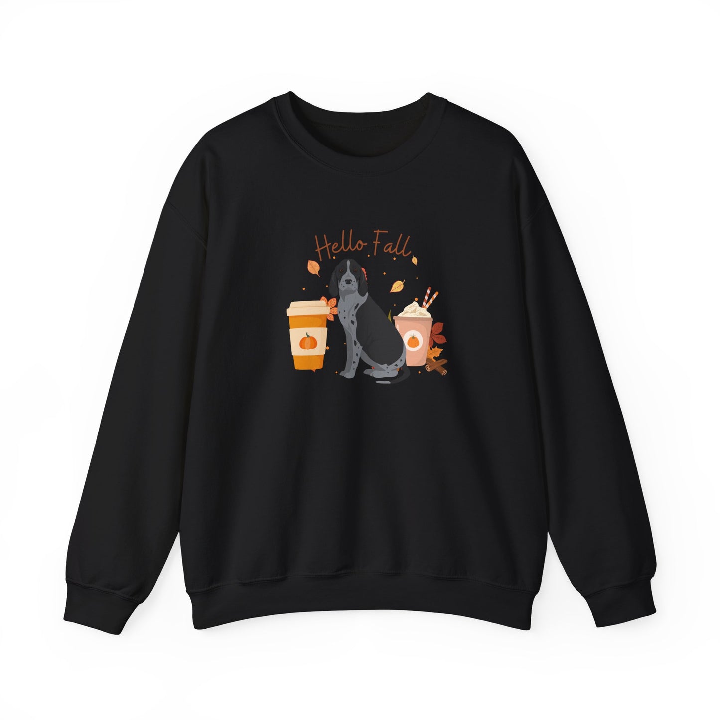 American English Coonhound Dog Fall Unisex Heavy Blend Crewneck Sweatshirt