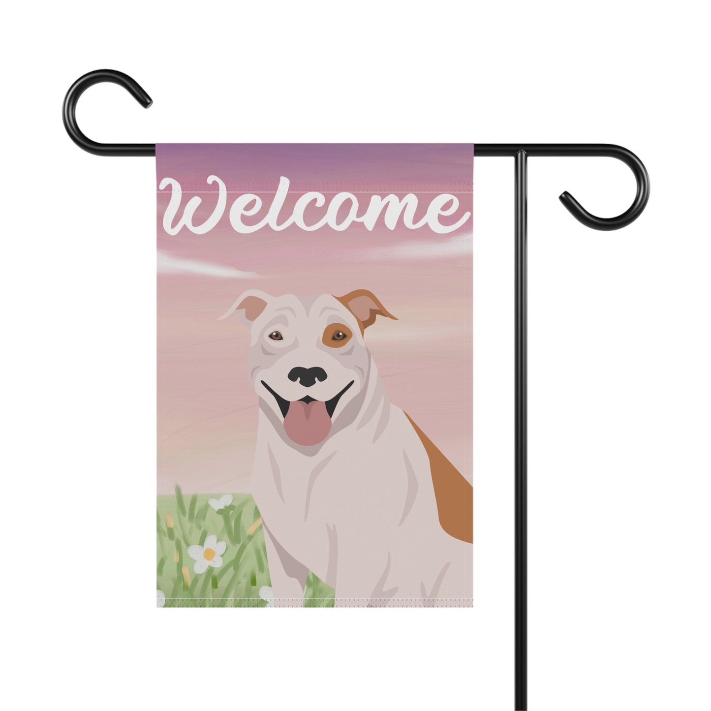 Pit Bull Dog Welcome Garden Flag