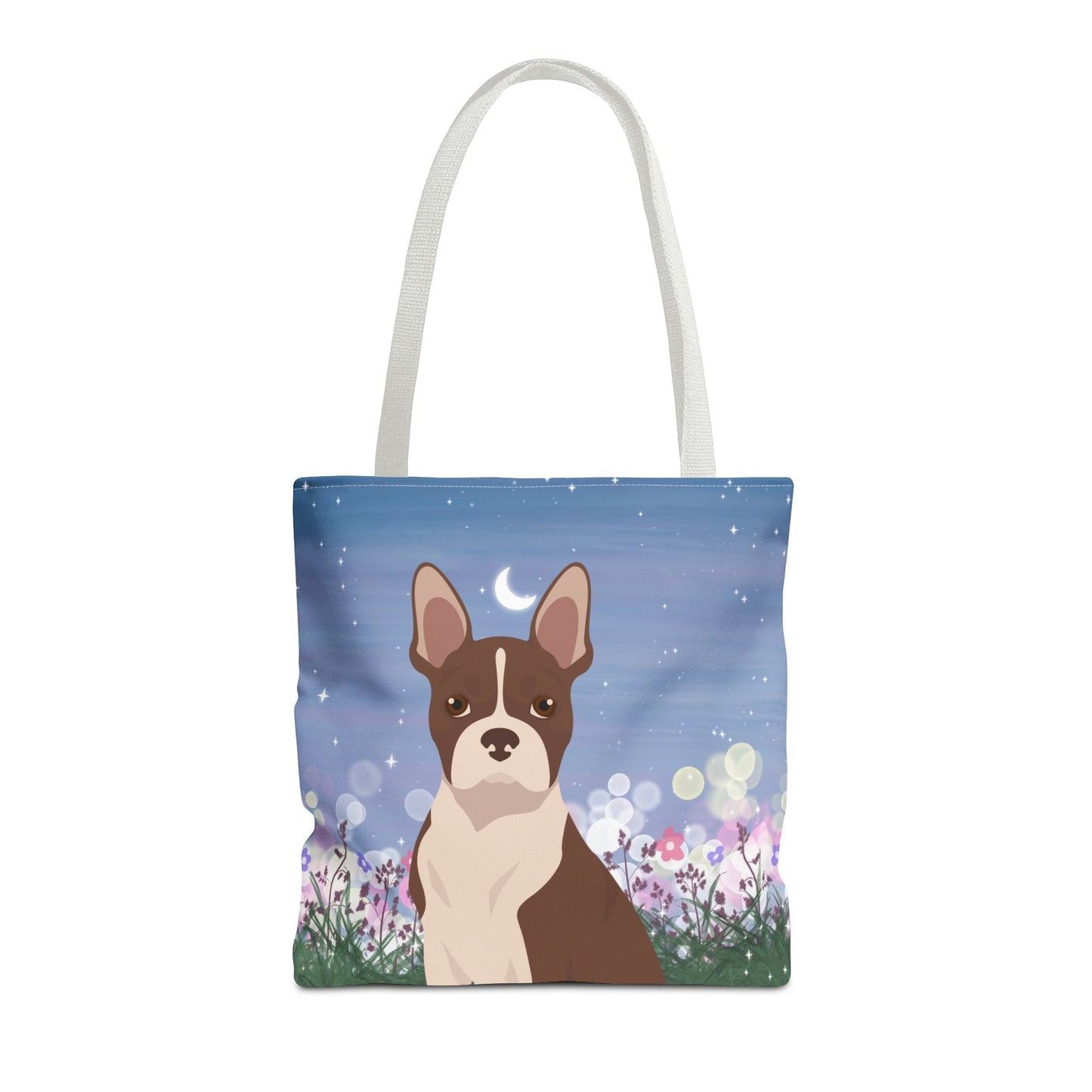 Boston Terrier Dog Tote Bag 16x16
