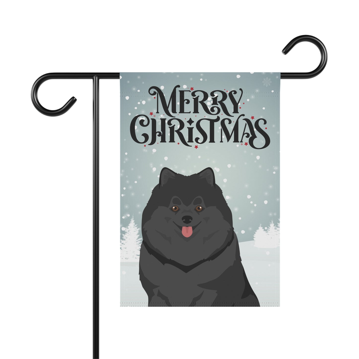 Pomeranian Dog Garden Flag