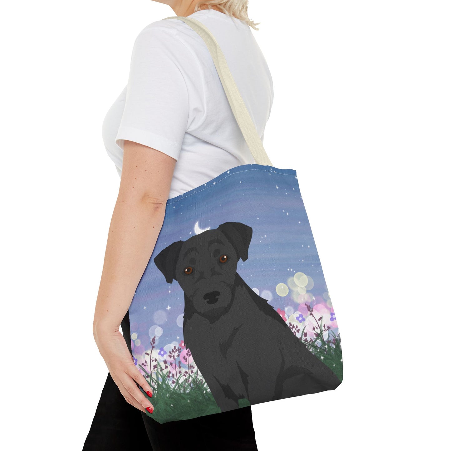 Patterdale Terrier Dog Tote Bag 16x16