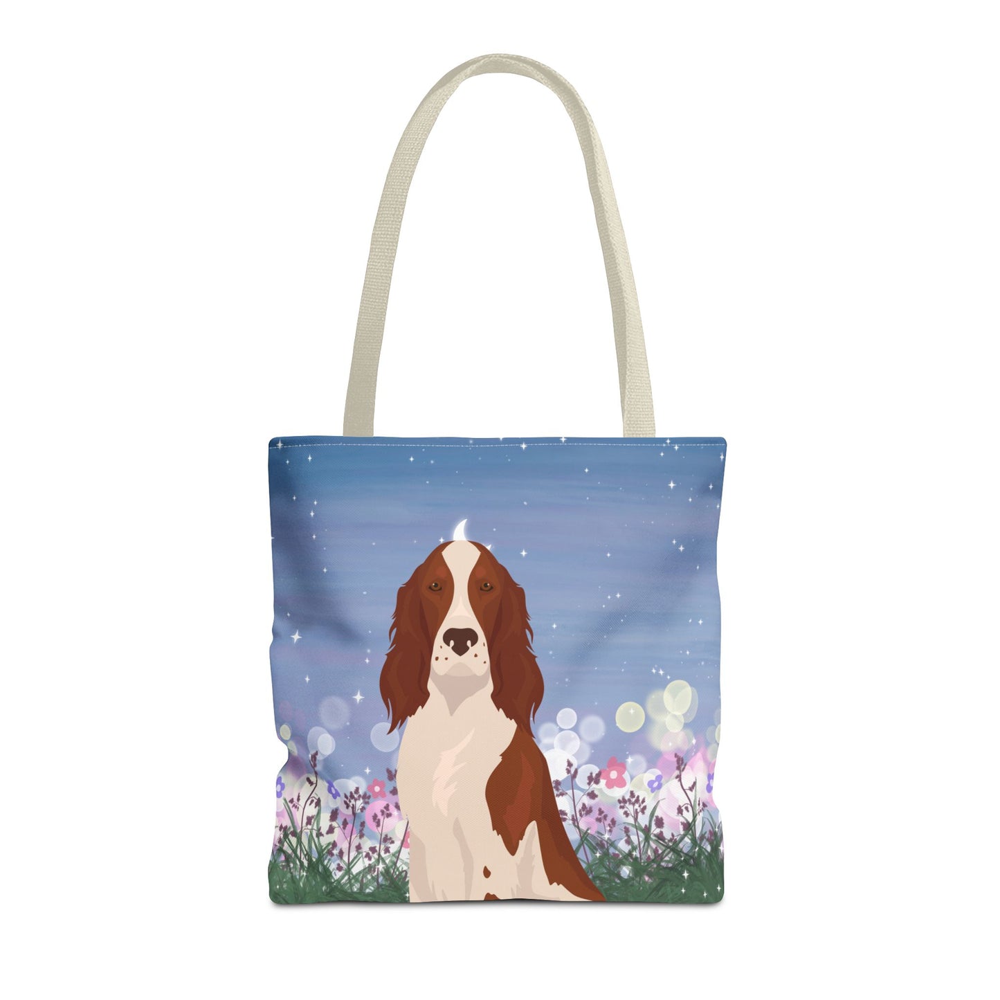 Irish R&W Setter Dog Tote Bag 16x16