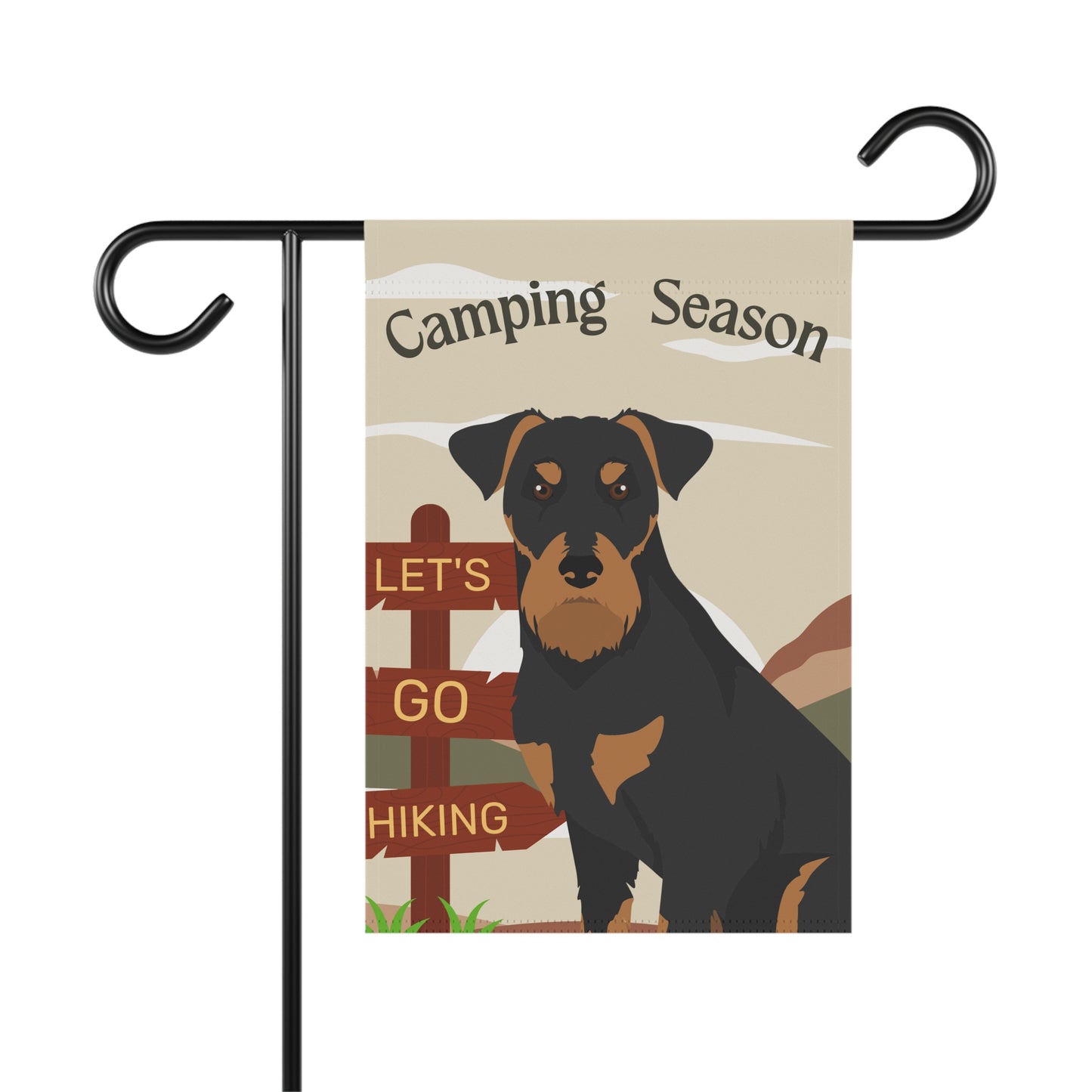 Jagdterrier Dog Camping Garden Flag