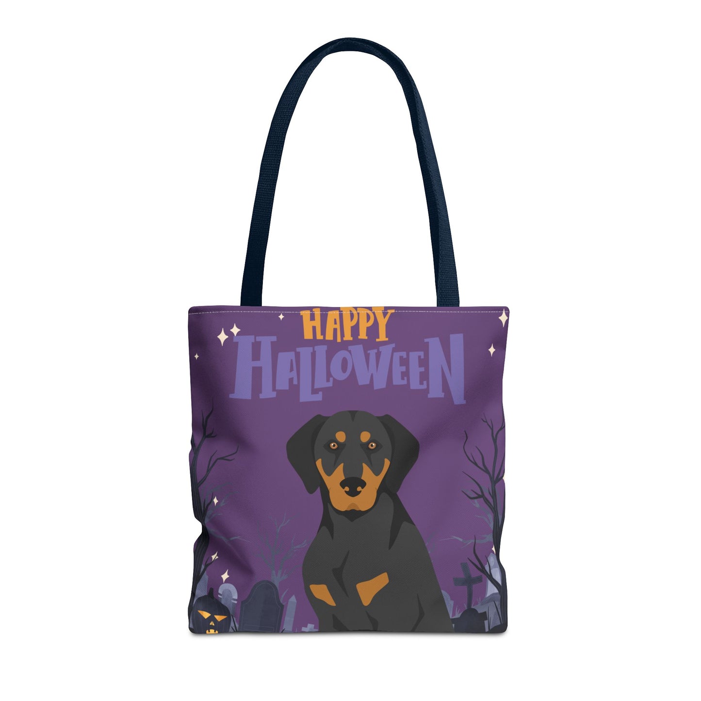 Transylvanian Hound Dog Happy Halloween Tote Bag 16x16