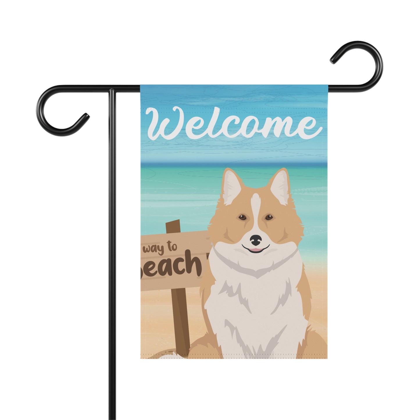 Icelandic Sheepdog Dog Garden Flag