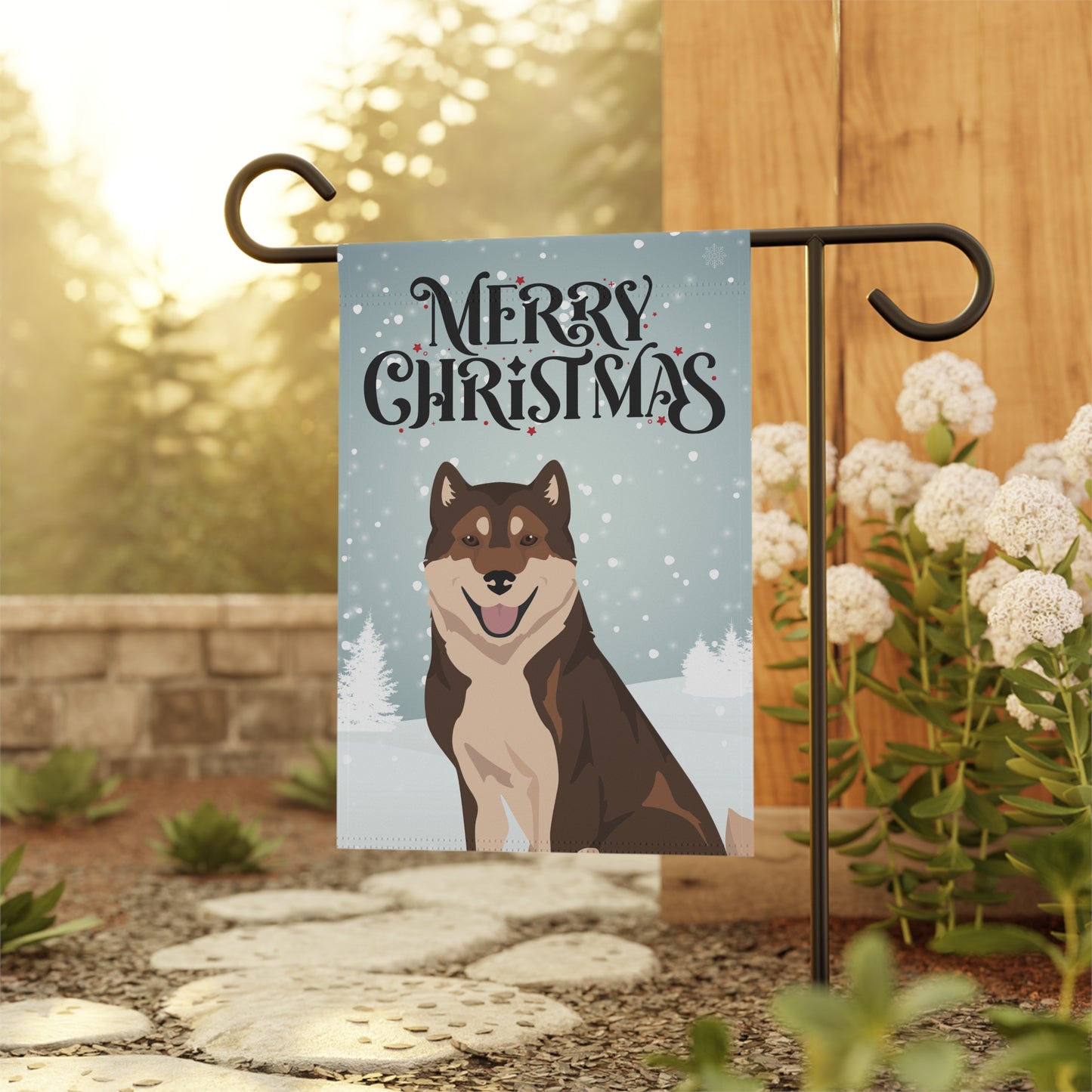Kishu Ken Dog Garden Flag