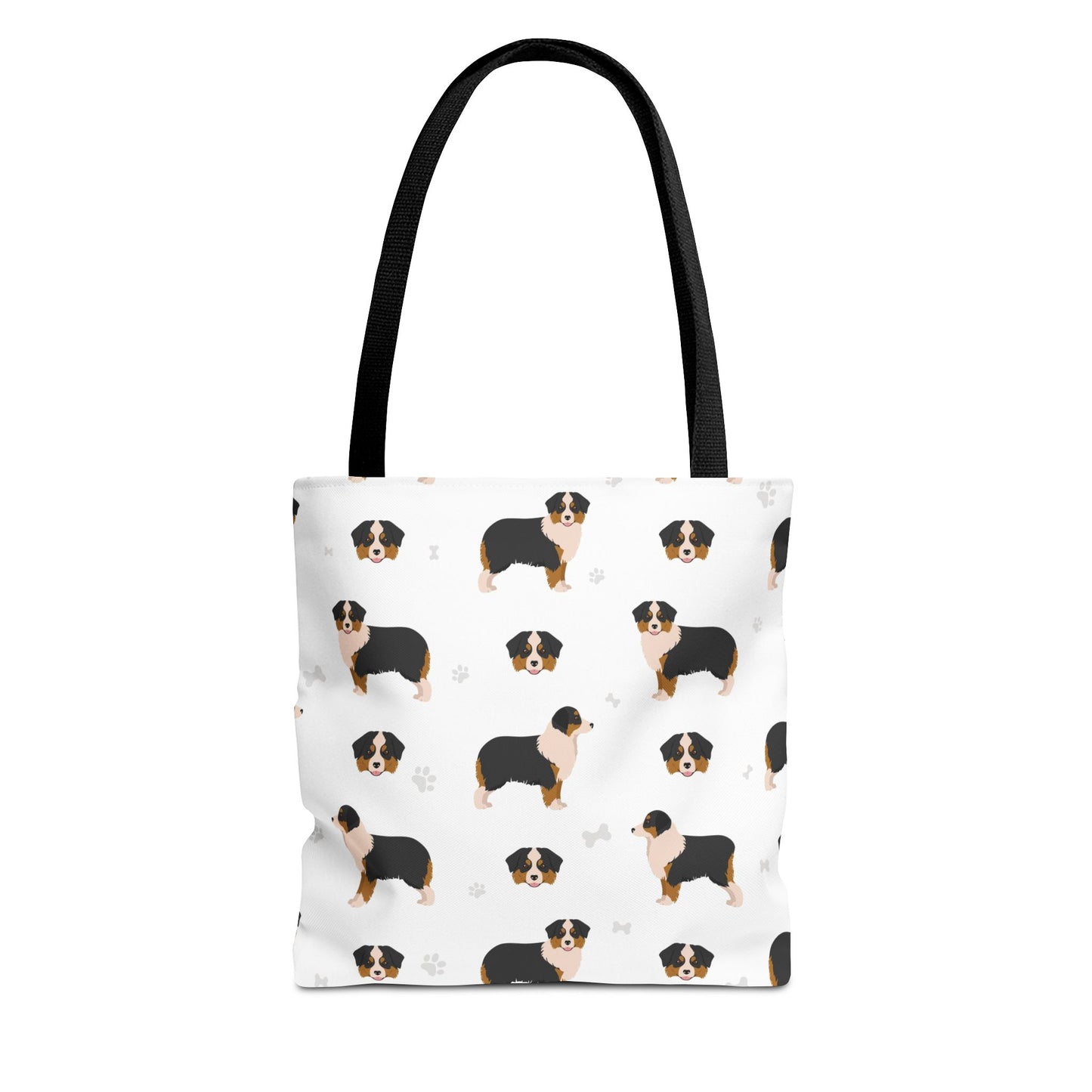 Miniature Australian Shepherd Dog Tote Bag, Aussie Dog Mom Gift