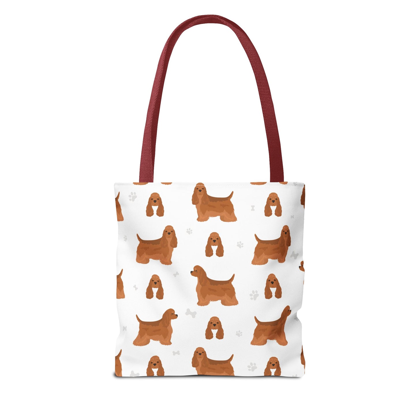 American Cocker Spaniel Dog Tote Bag, Cocker Spaniel Dog Mom Gift
