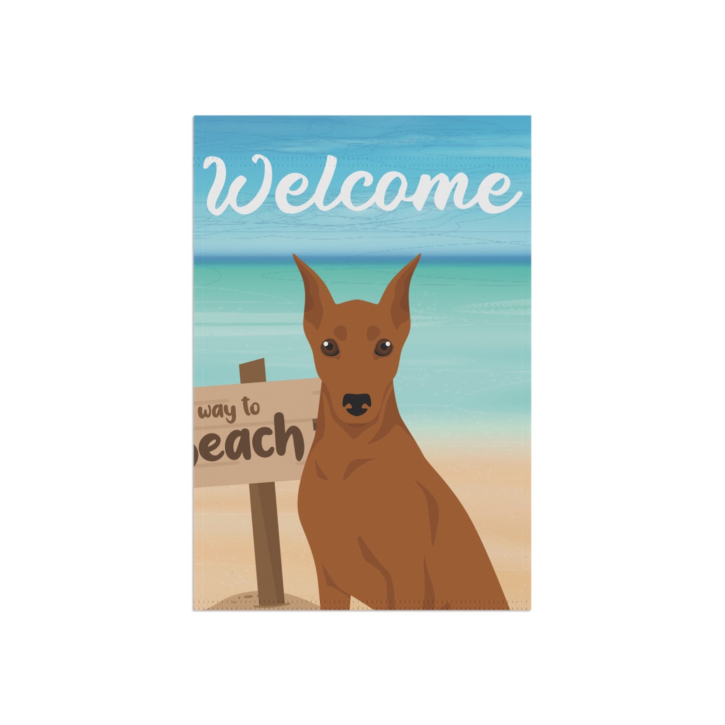 German Pinscher Dog Garden Flag
