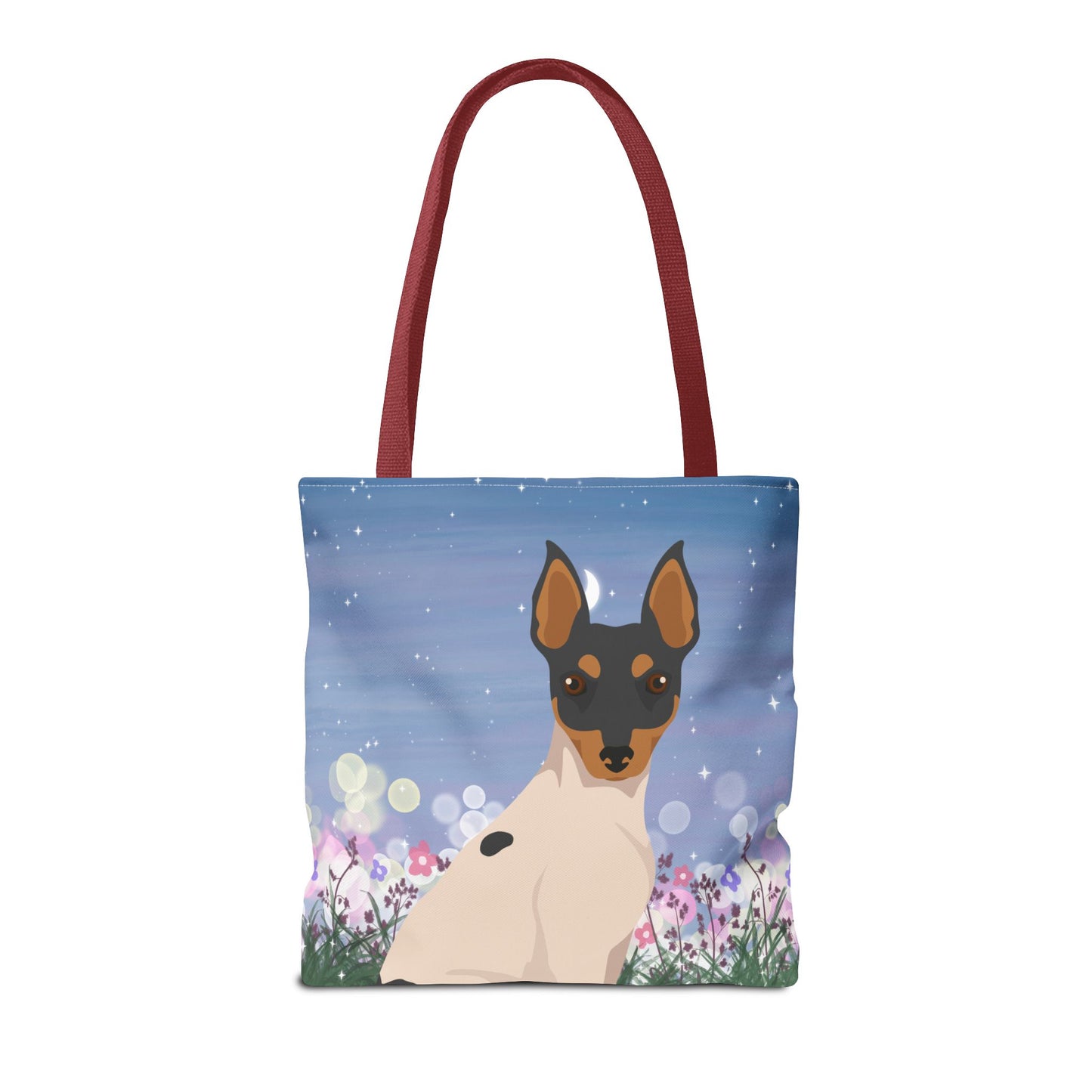 Toy Fox Terrier Dog Tote Bag 16x16