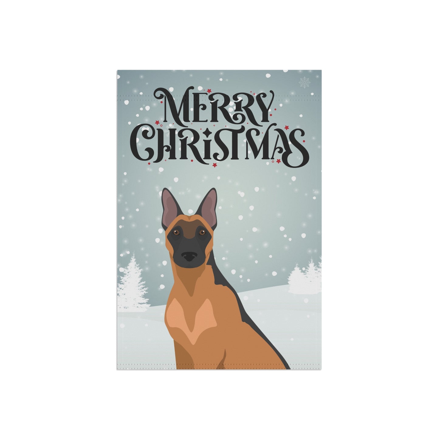 Belgian Malinois Dog Garden Flag
