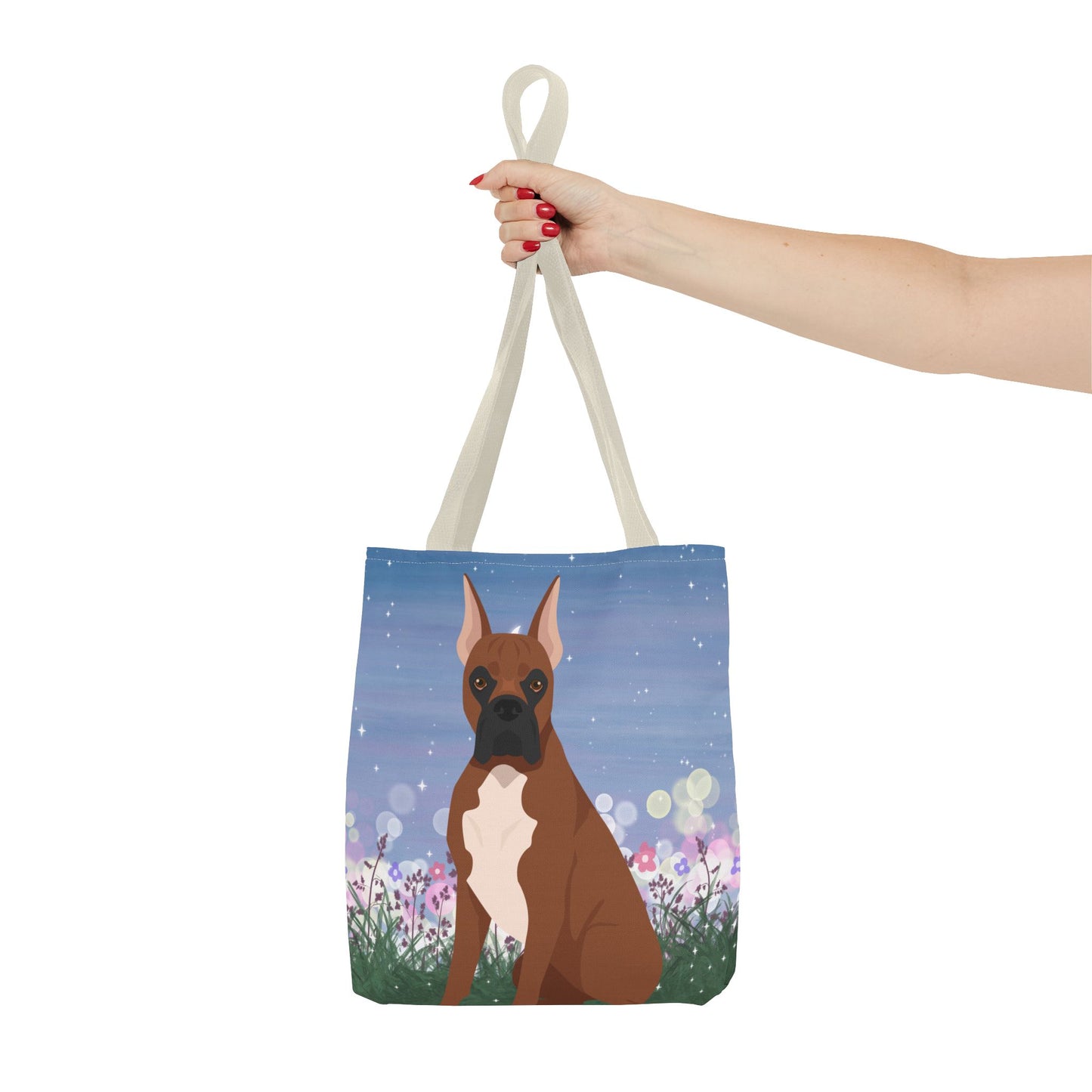 Boxer Dog Tote Bag 13x13
