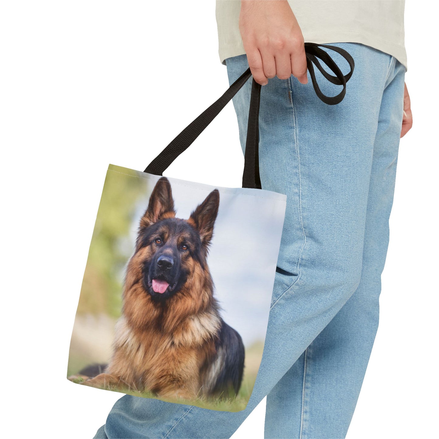 German Shepherd Dog Tote Bag, Shepherd Dog Mom Gift