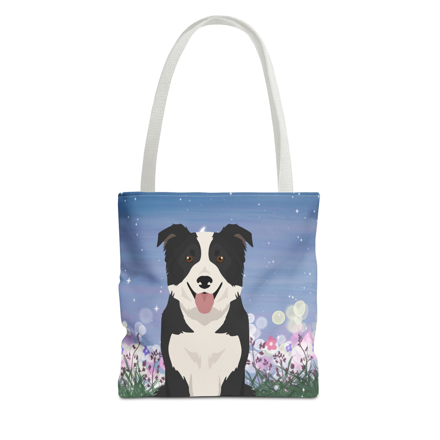 Border Collie Dog Tote Bag 13x13