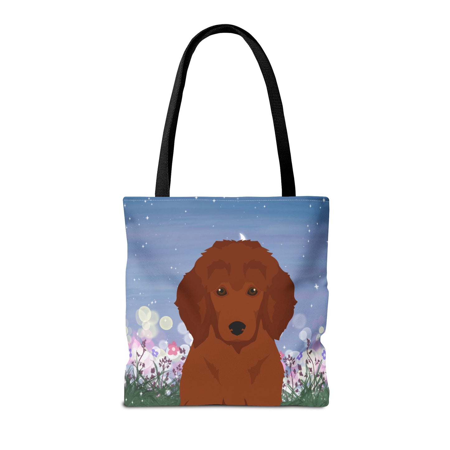 Poodle Dog Tote Bag 16x16