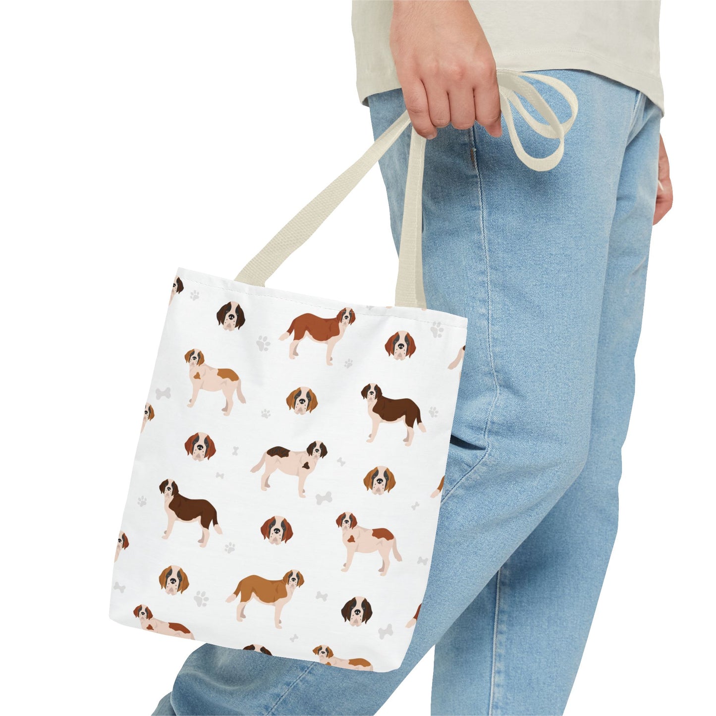 St Bernard Dog Tote Bag, St Bernard Dog Mom Gift