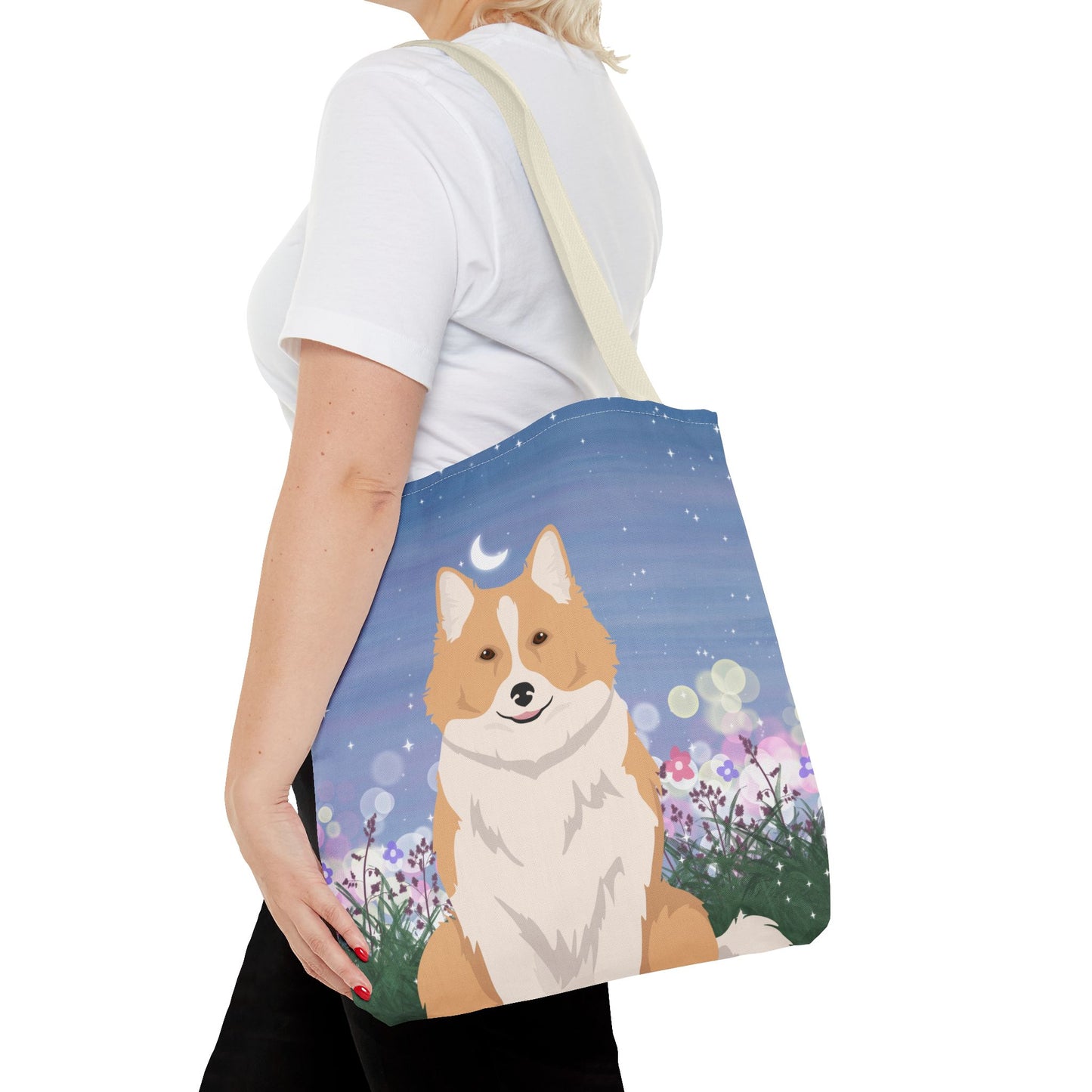 Icelandic Sheepdog Dog Tote Bag 16x16