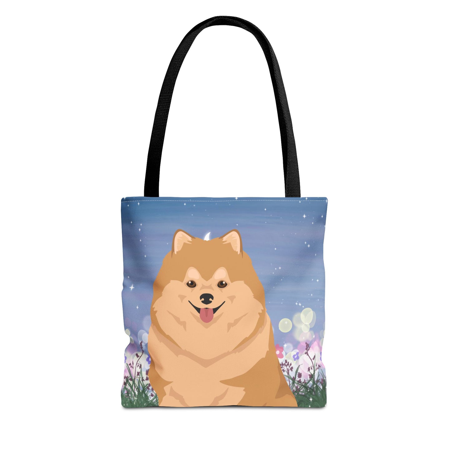 Pomeranian Dog Tote Bag 13x13